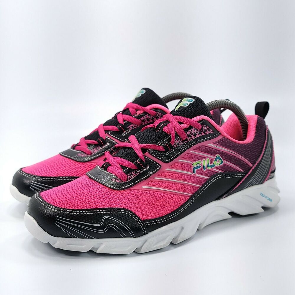 Fila Forward Athletic Lace Up Shoe Girls Size 7 Womens 8.5 3SR20829-652 Pink